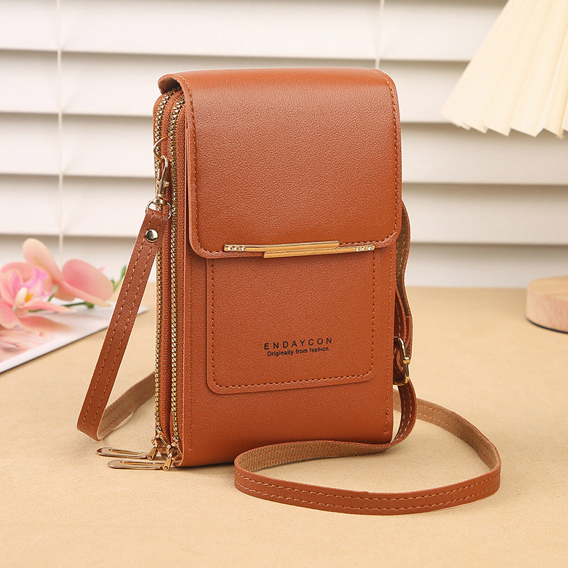 Sac bandoulière tactile pour téléphone