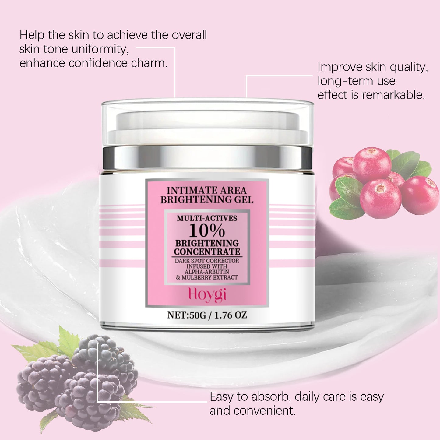 Crème hydratante correctrice de taches brunes pour le corps
