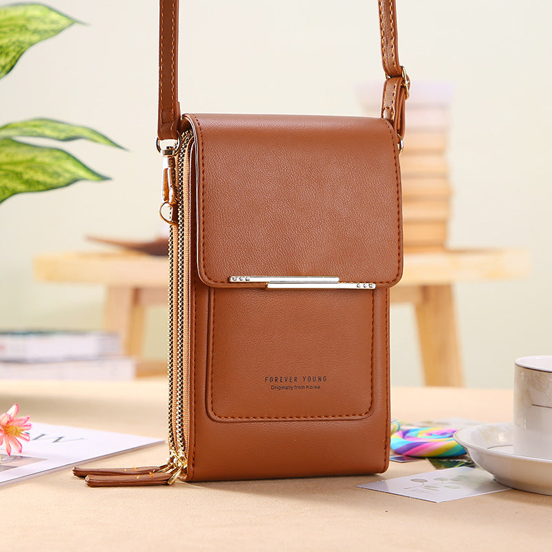 Sac bandoulière tactile pour téléphone