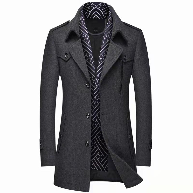 Manteau en laine pour homme