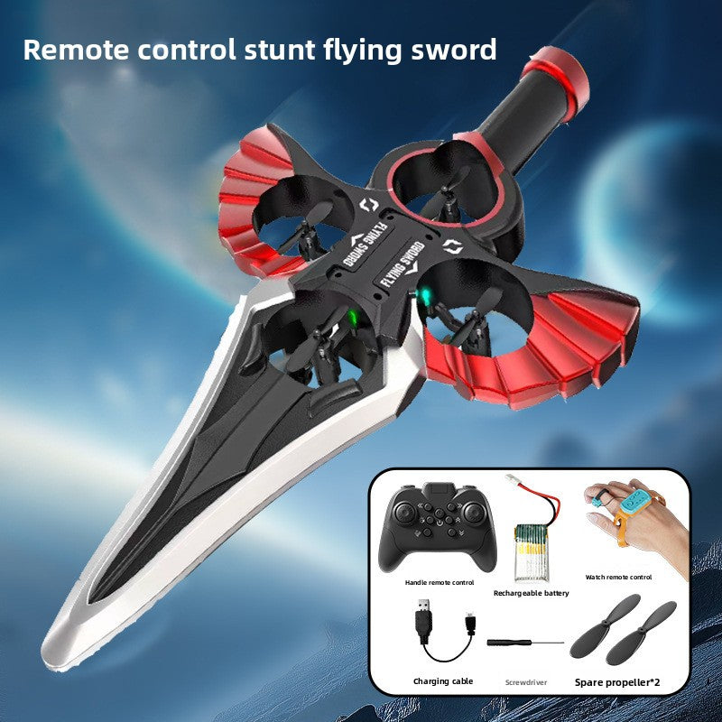 Jouet Épée Volante Télécommandée en Mousse avec Montre/Manette