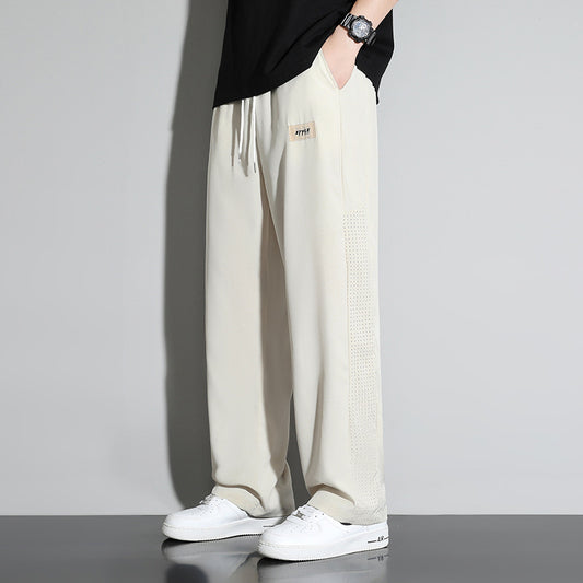 Pantalon décontracté avec poches zippées