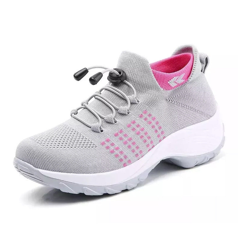 Chaussures décontractées pour femmes à petit talon avec bride croisée
