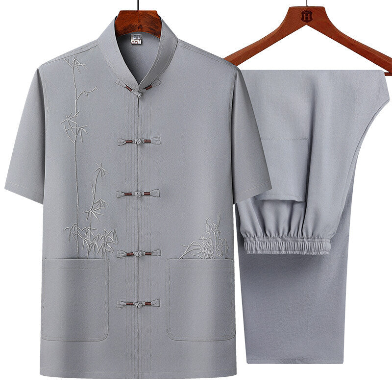 Habit Tang à broche de style chinois