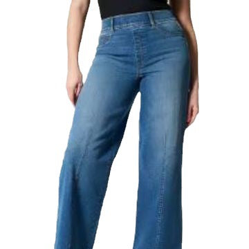 Pantalon droit vintage taille haute