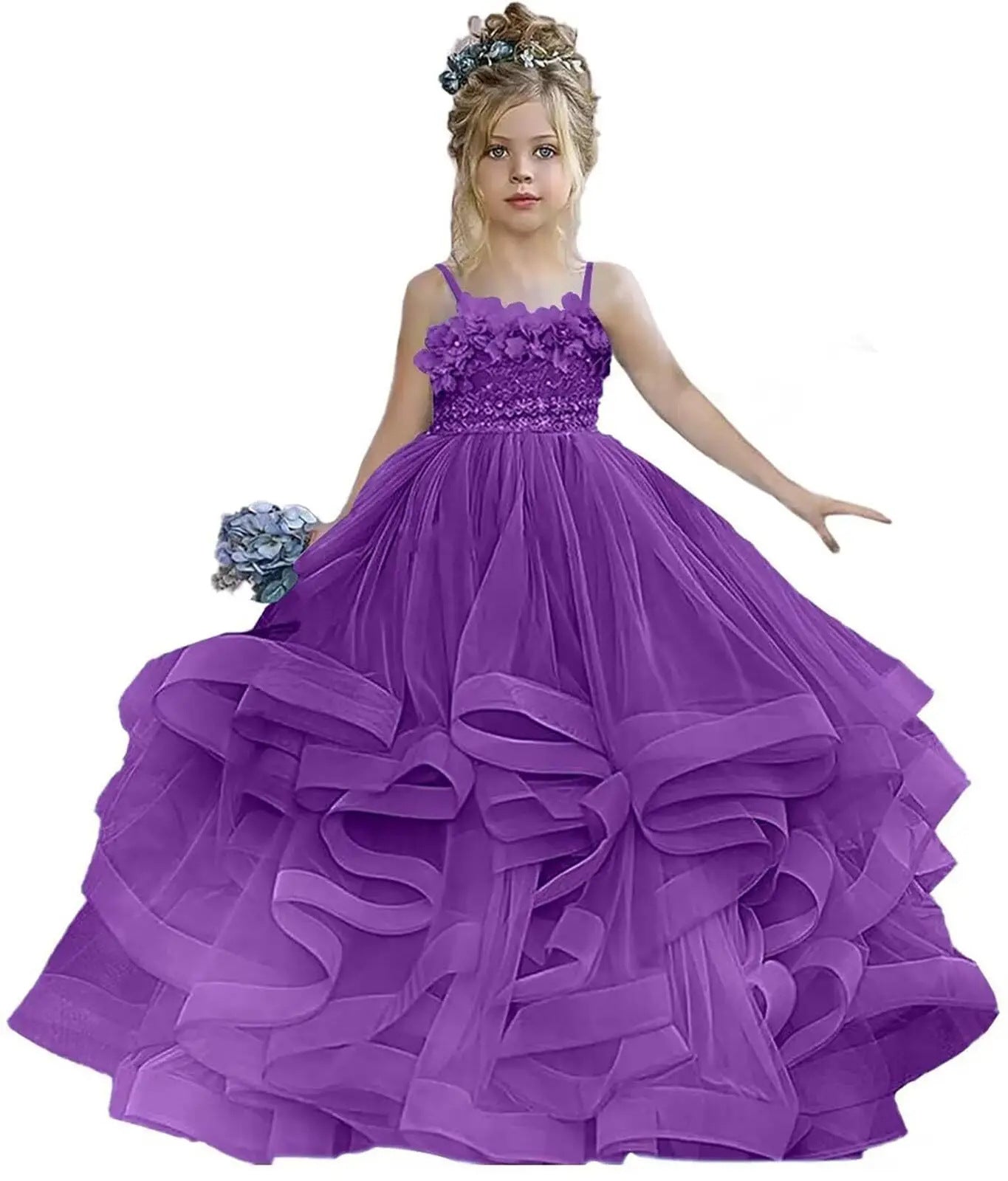 Robe de princesse à bretelles