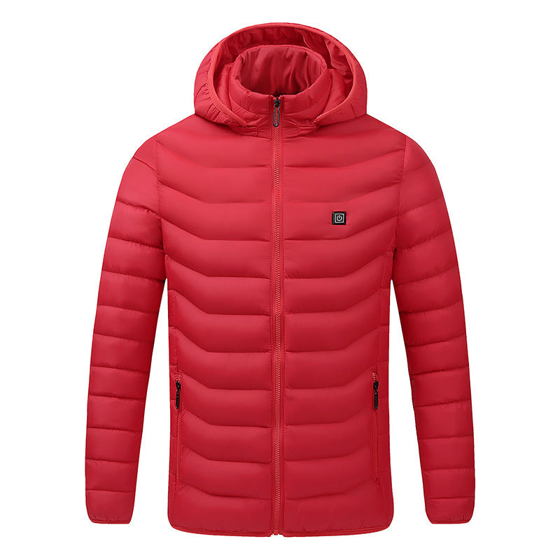 Veste d'hiver chauffante électrique USB pour hommes et femmes