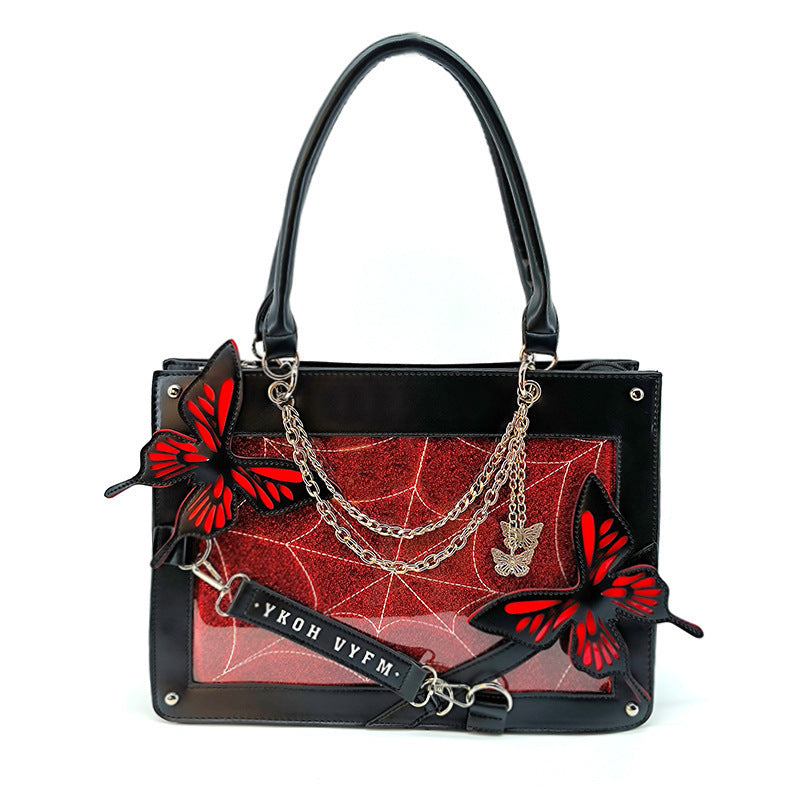 Sac fourre-tout labyrinthe de papillons gothique