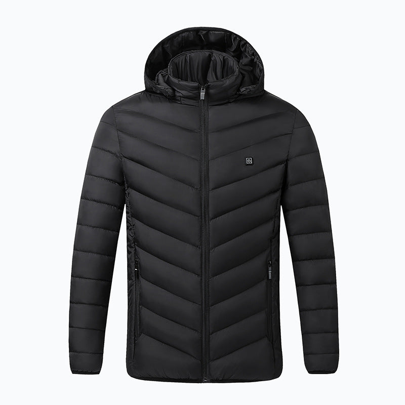 Veste d'hiver chauffante électrique USB pour hommes et femmes