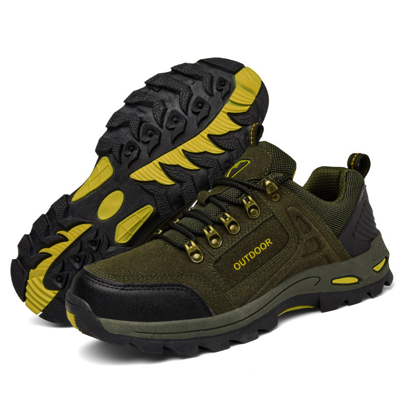 Chaussures de randonnée extérieures talon bas antidérapantes