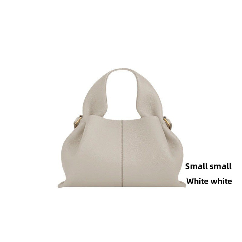 Sac bandoulière en cuir véritable à motif raviolis