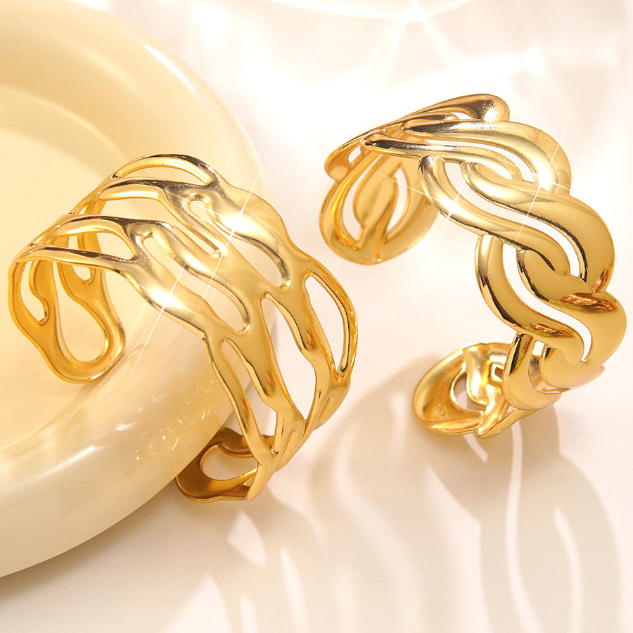 Bracelet Ouvert, à la Mode et Polyvalent pour les Déplacements