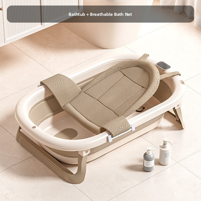 Baignoire pliable pour bébé avec accessoires