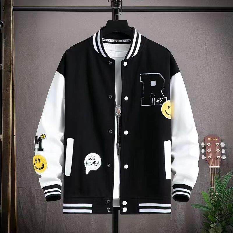 Veste de baseball style américain pour hommes