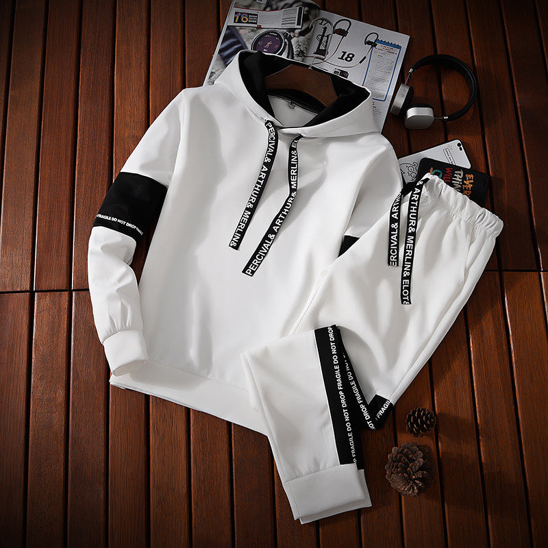 Habit :Ensemble de survêtement à capuche style coréen