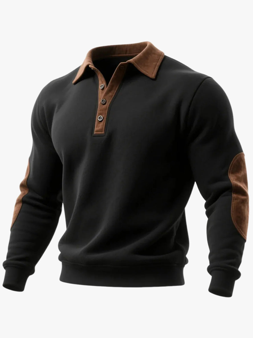 Sweat-shirt à demi-fermeture éclair
