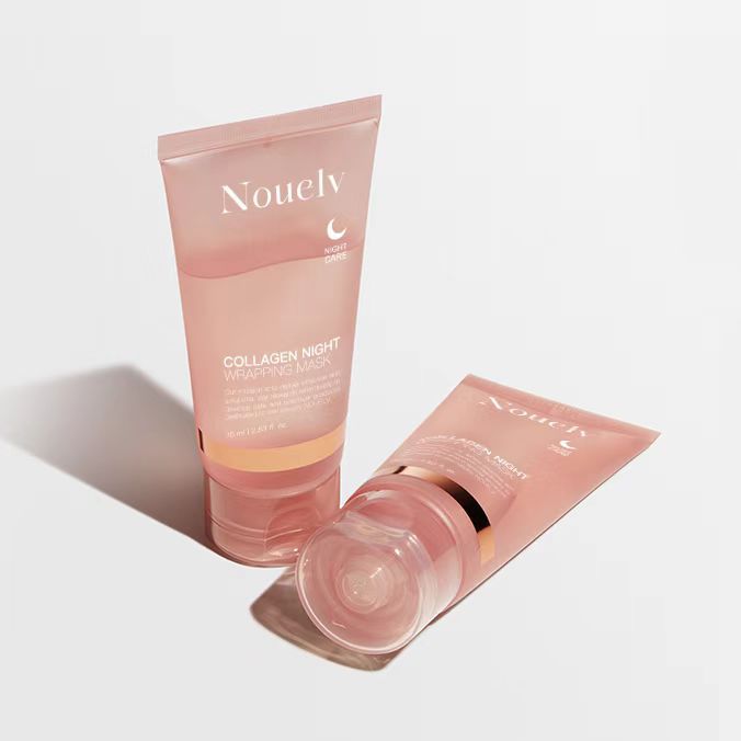masque facial au collagène
