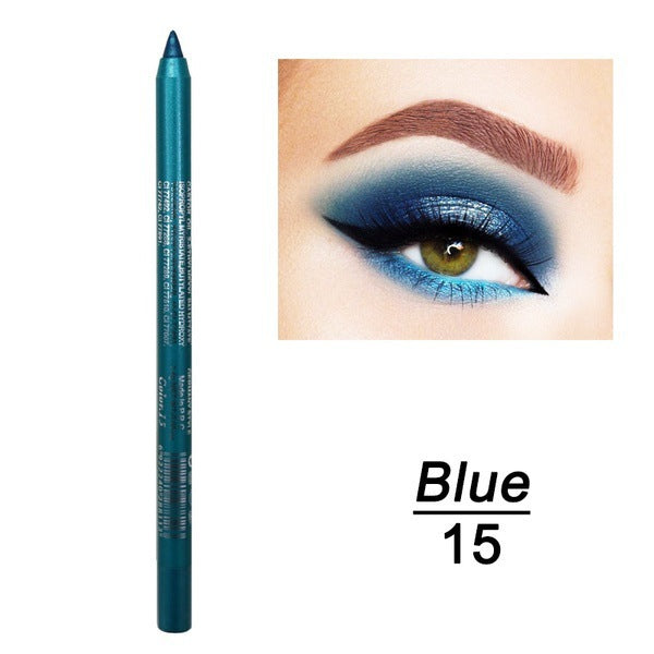 Eyeliner gel waterproof 14 couleurs avec finition nacrée