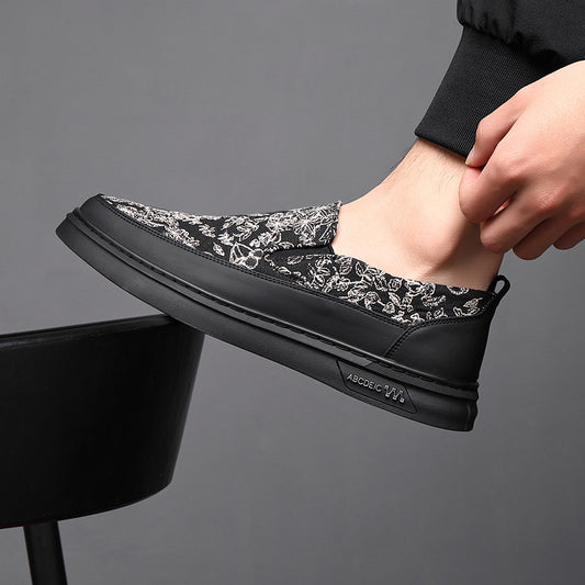 Chaussures décontractées à enfiler pour hommes en mesh respirant