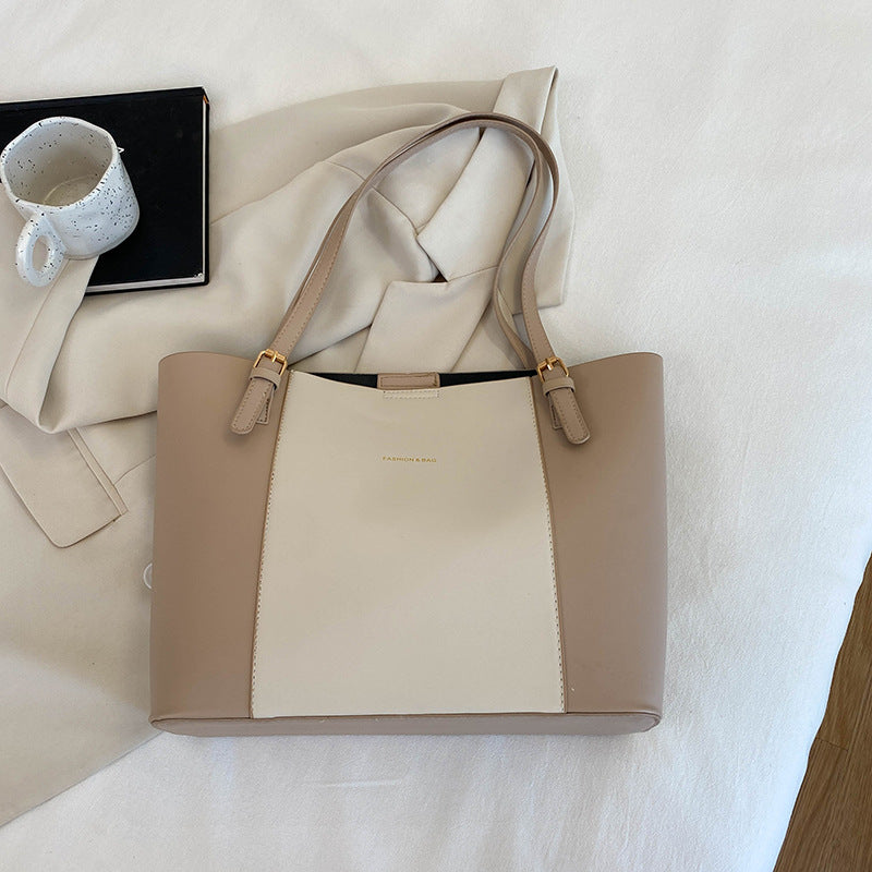 Sac cabas rétro en cuir PU