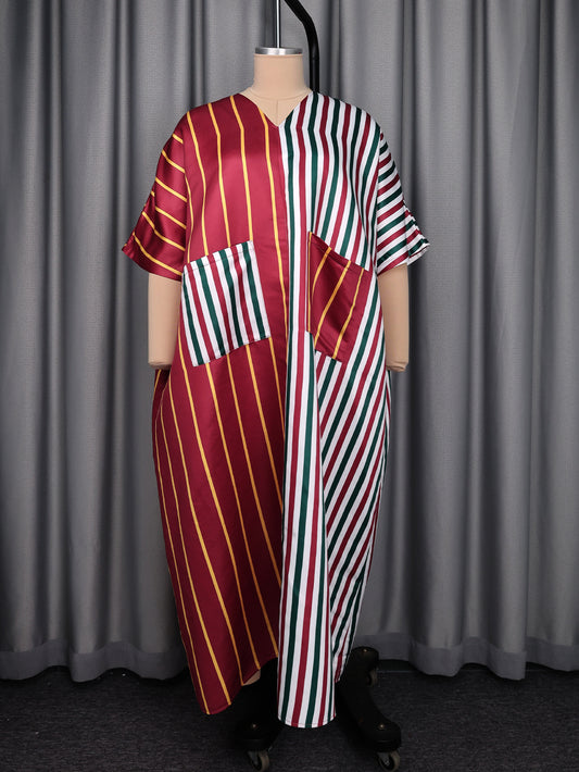 Habit :Robe patchwork ethnique pour femmes africaines