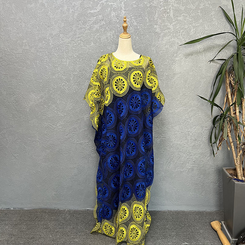 Habit :Robe-robe ample à manches chauve-souris