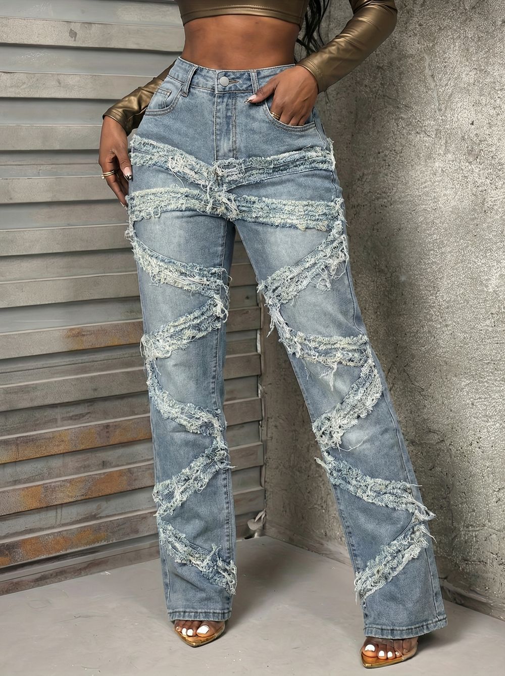 Pantalon en jean pour femmes