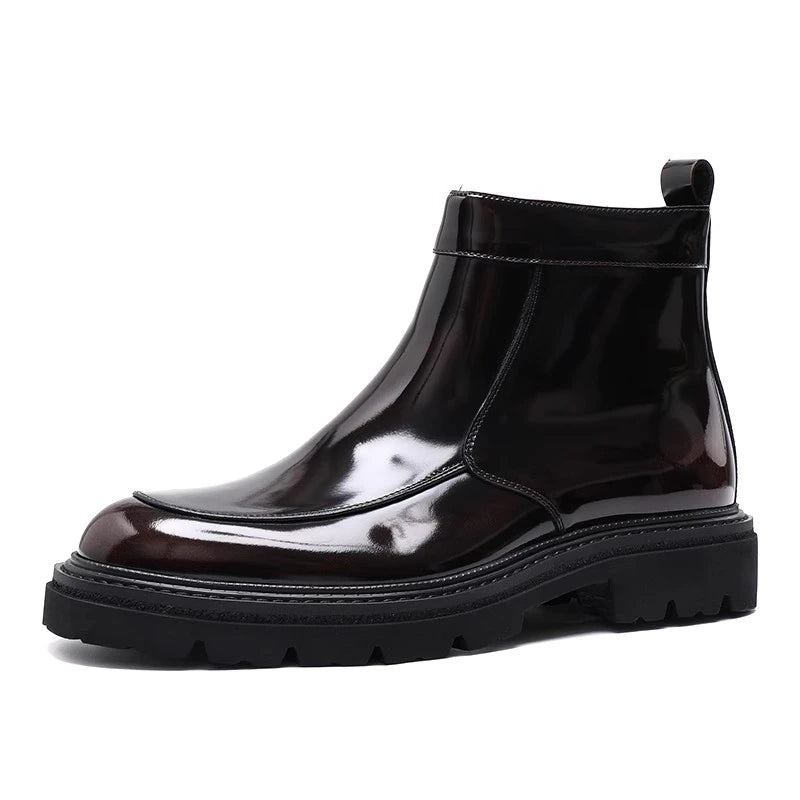 Chaussures montantes décontractées en cuir