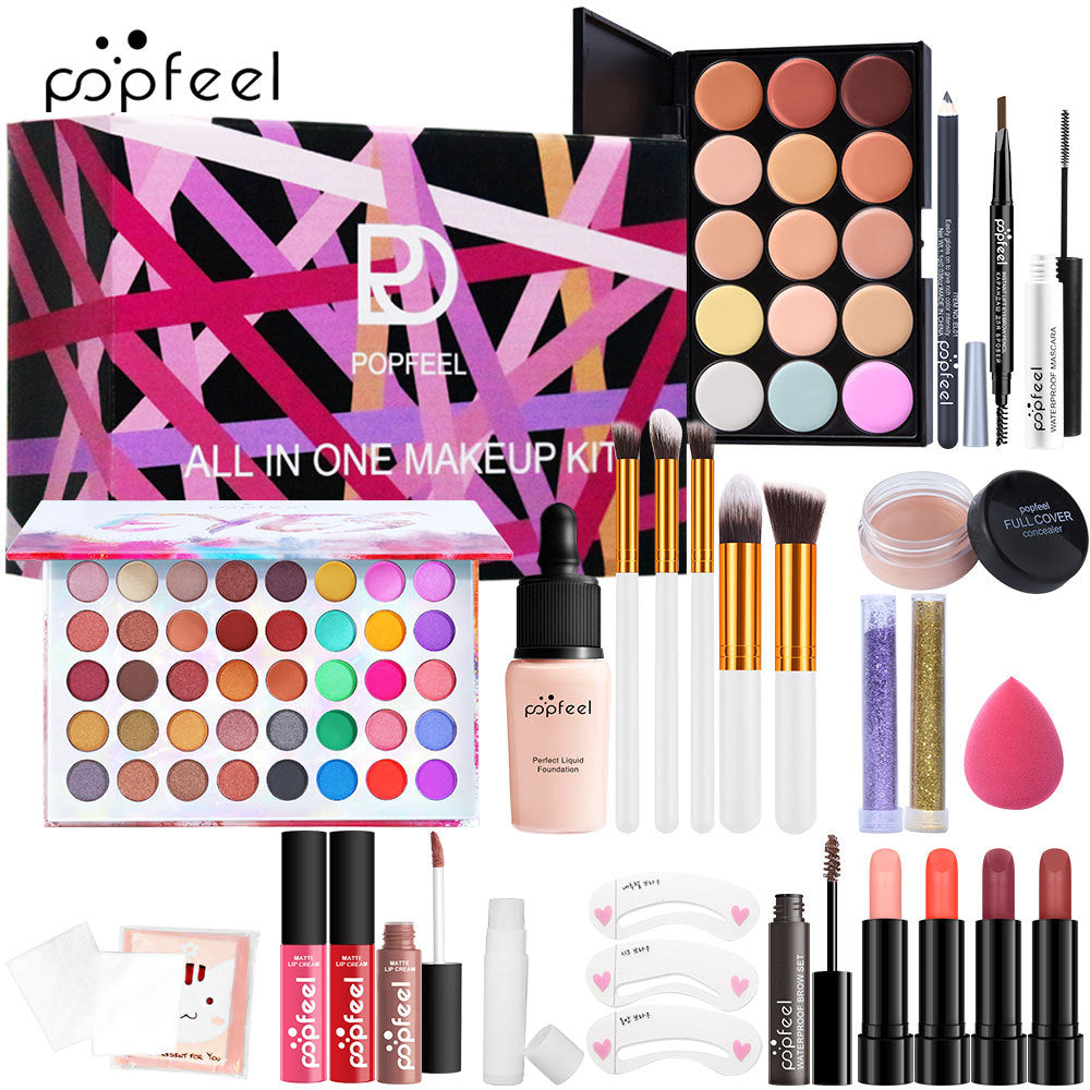 ensemble de cosmetiques de maquillage