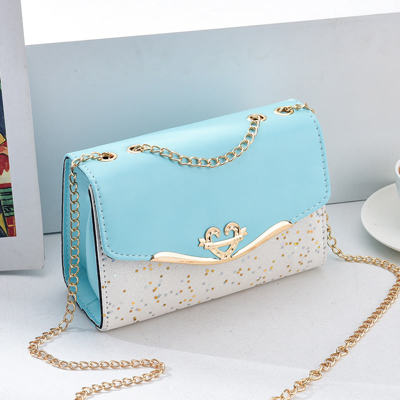 Sac bandoulière à chaîne à paillettes