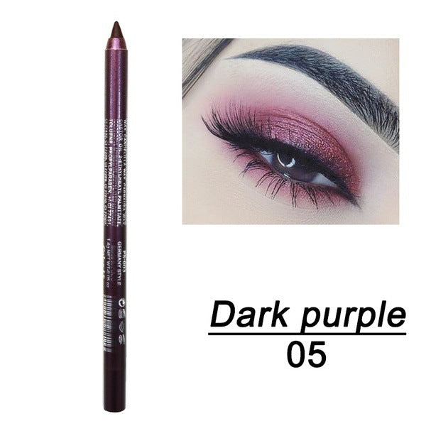 Eyeliner gel waterproof 14 couleurs avec finition nacrée