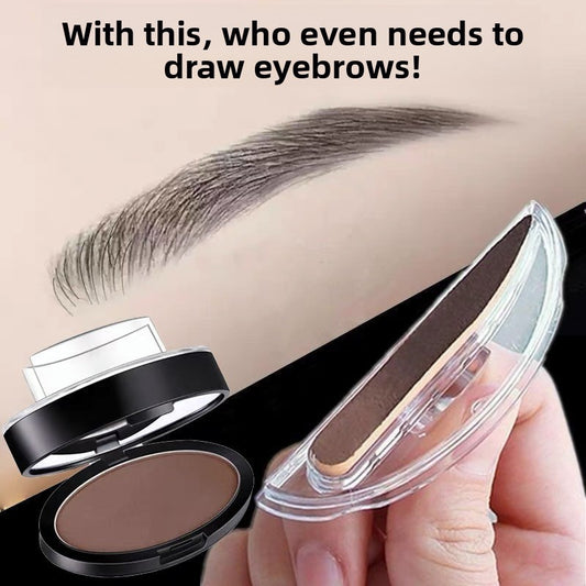Kit de poudre pour sourcils avec pinceau