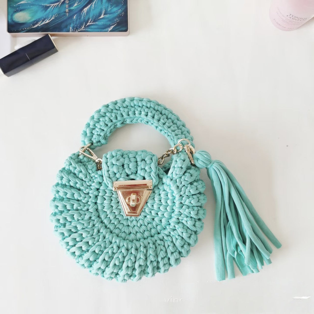 Lot de pelotes de laine à crocheter de couleur unie