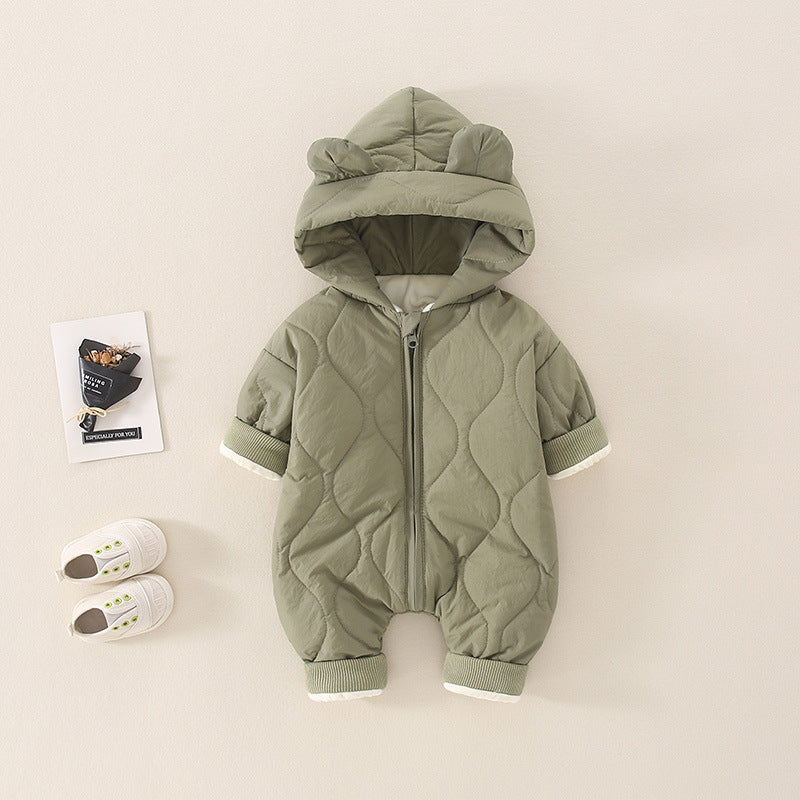 Combinaison d'hiver en coton pour bébé