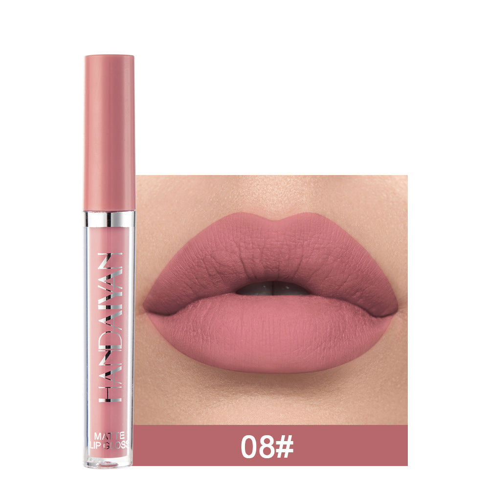 Rouge à lèvres liquide mat en 12 couleurs