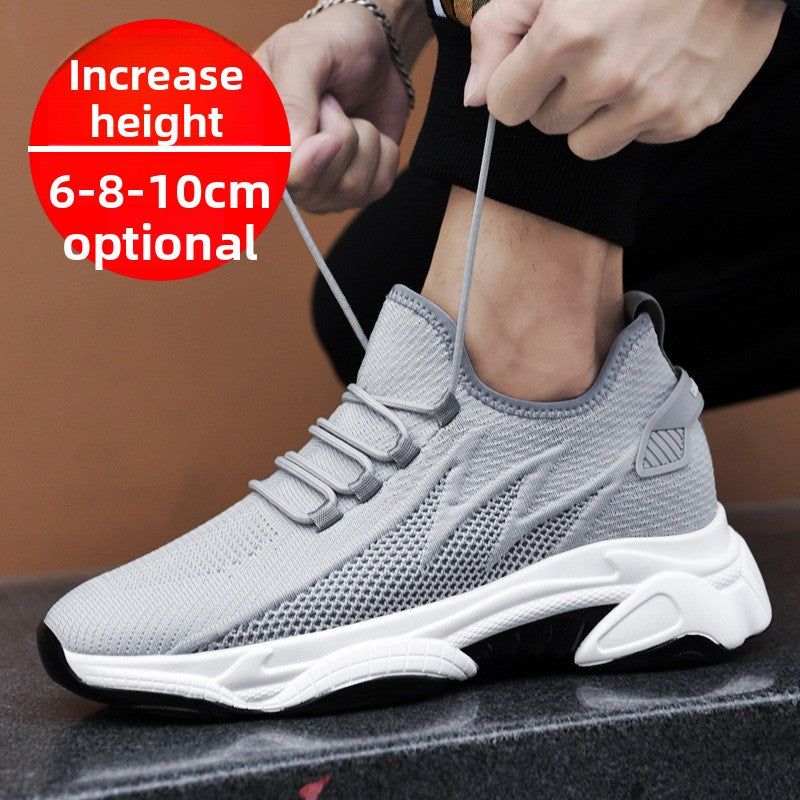 Chaussures décontractées rehaussantes pour hommes
