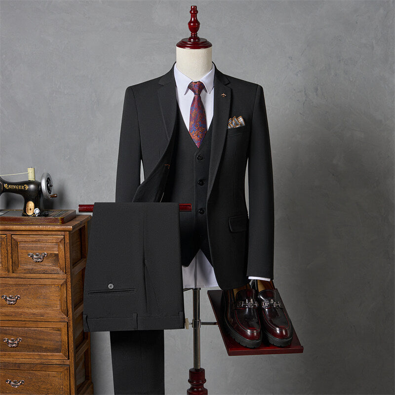 Ensemble costume d'affaires pour homme coupe Slim