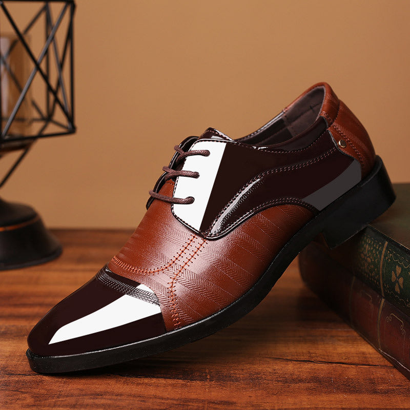 Mocassins en cuir décontractés de style britannique pour hommes
