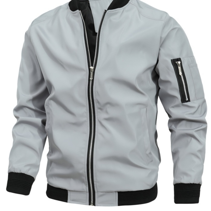 Veste de baseball homme coupe slim