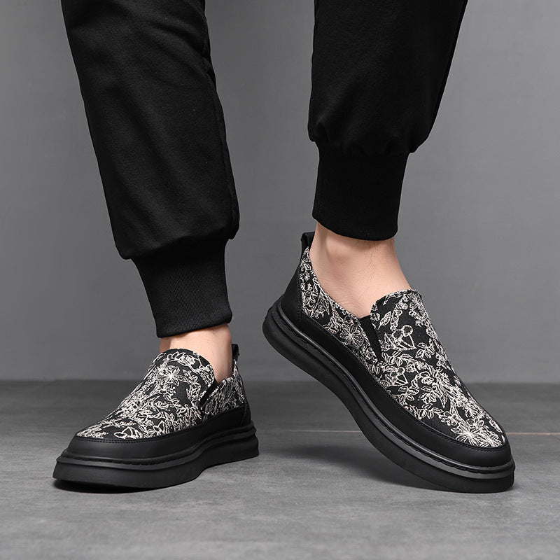 Chaussures décontractées à enfiler pour hommes en mesh respirant