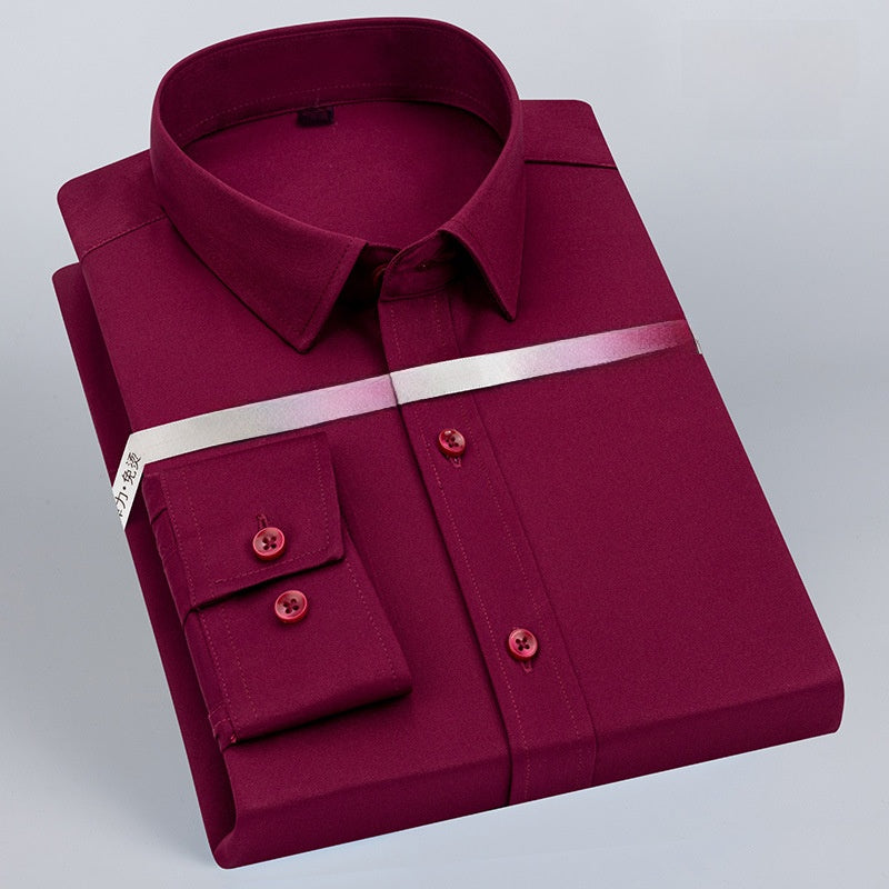 Chemise décontractée à manches longues pour homme