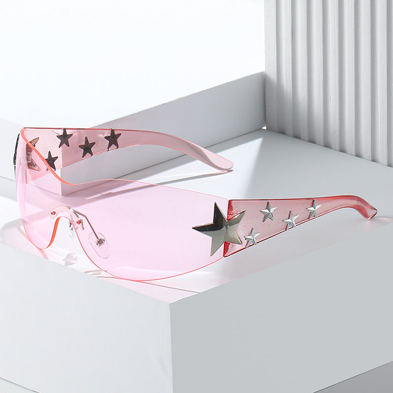 Lunettes de soleil serties de diamants