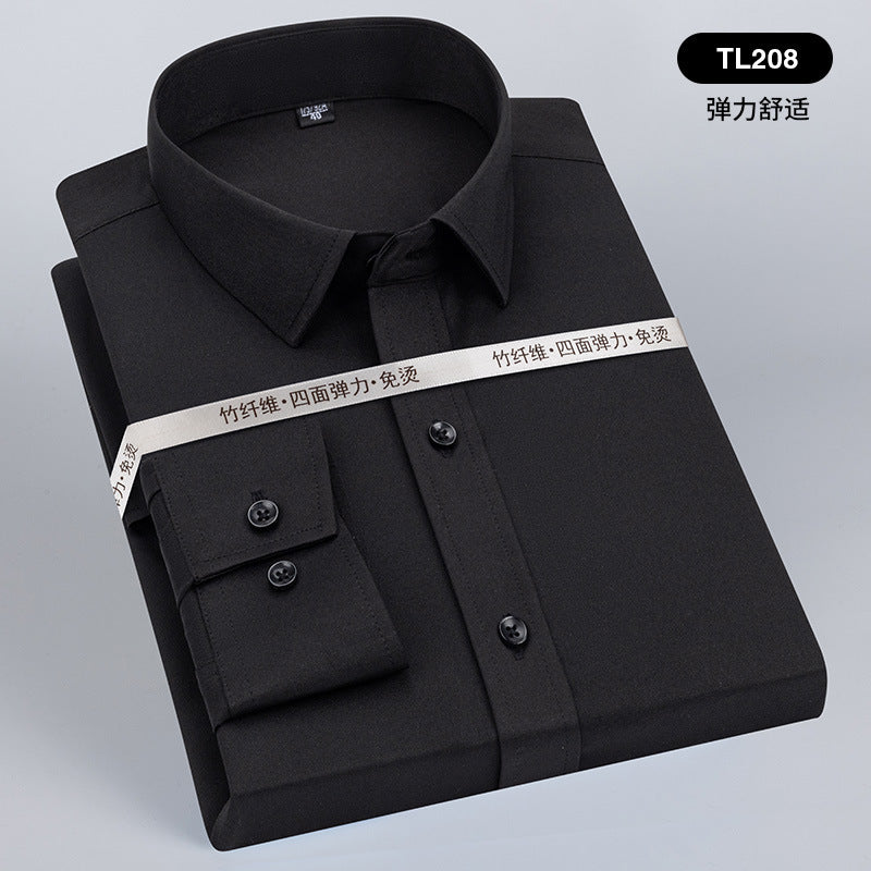 Chemise décontractée à manches longues pour homme
