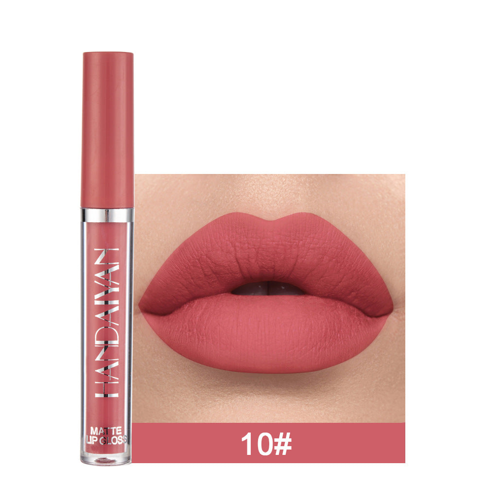 Rouge à lèvres liquide mat en 12 couleurs