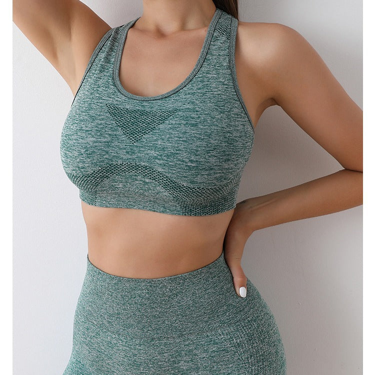 Gilet de yoga de sport hautement élastique et respirant