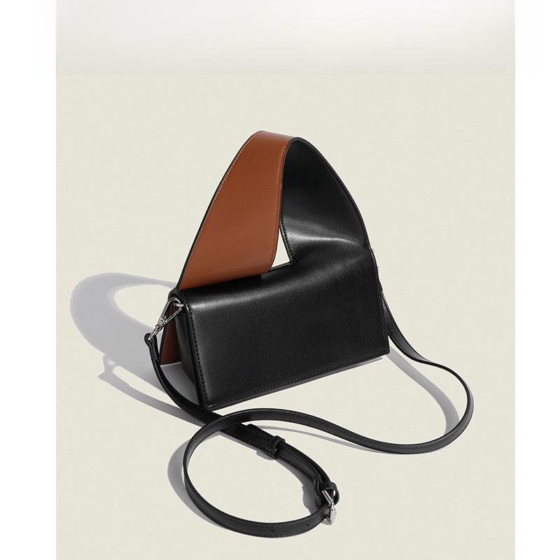 Sac bandoulière tendance à couleurs contrastées
