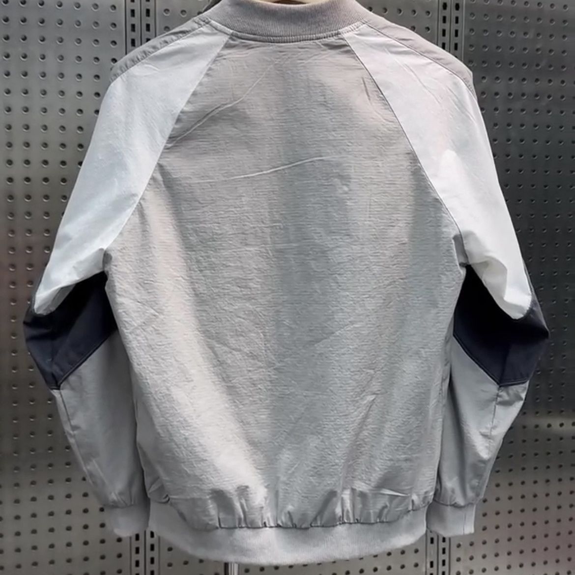 Veste à col de baseball mince