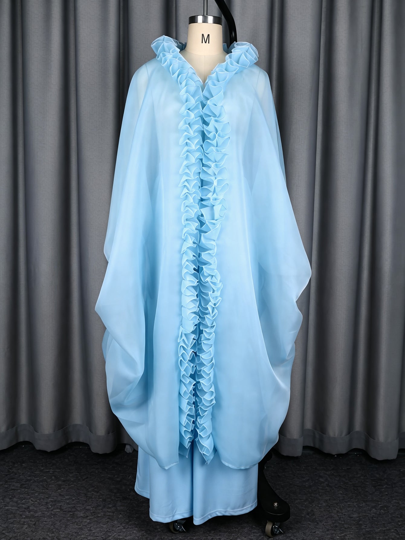 Habit :Ensemble deux pièces en dentelle plissée lâche