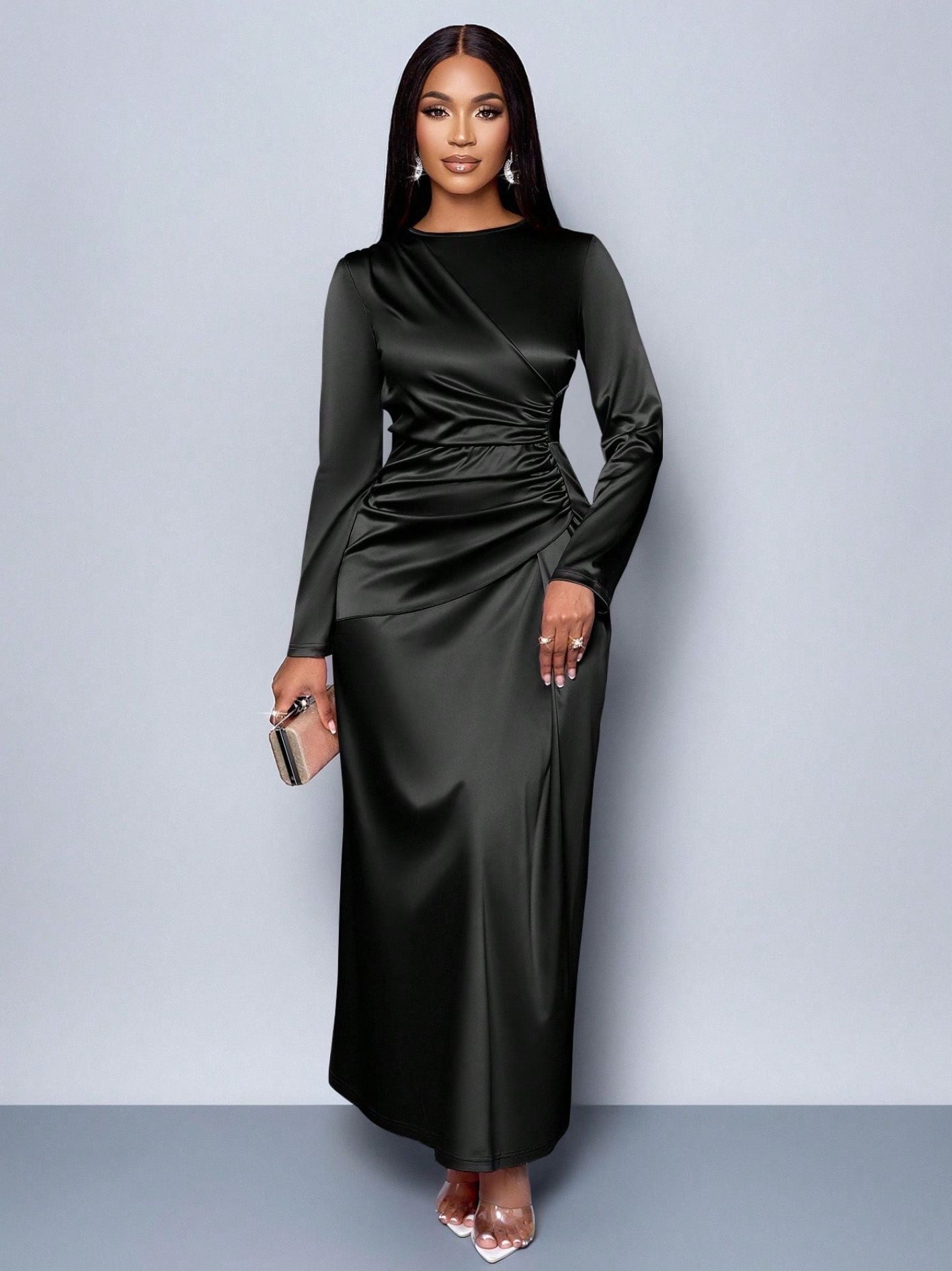 Robe en satin