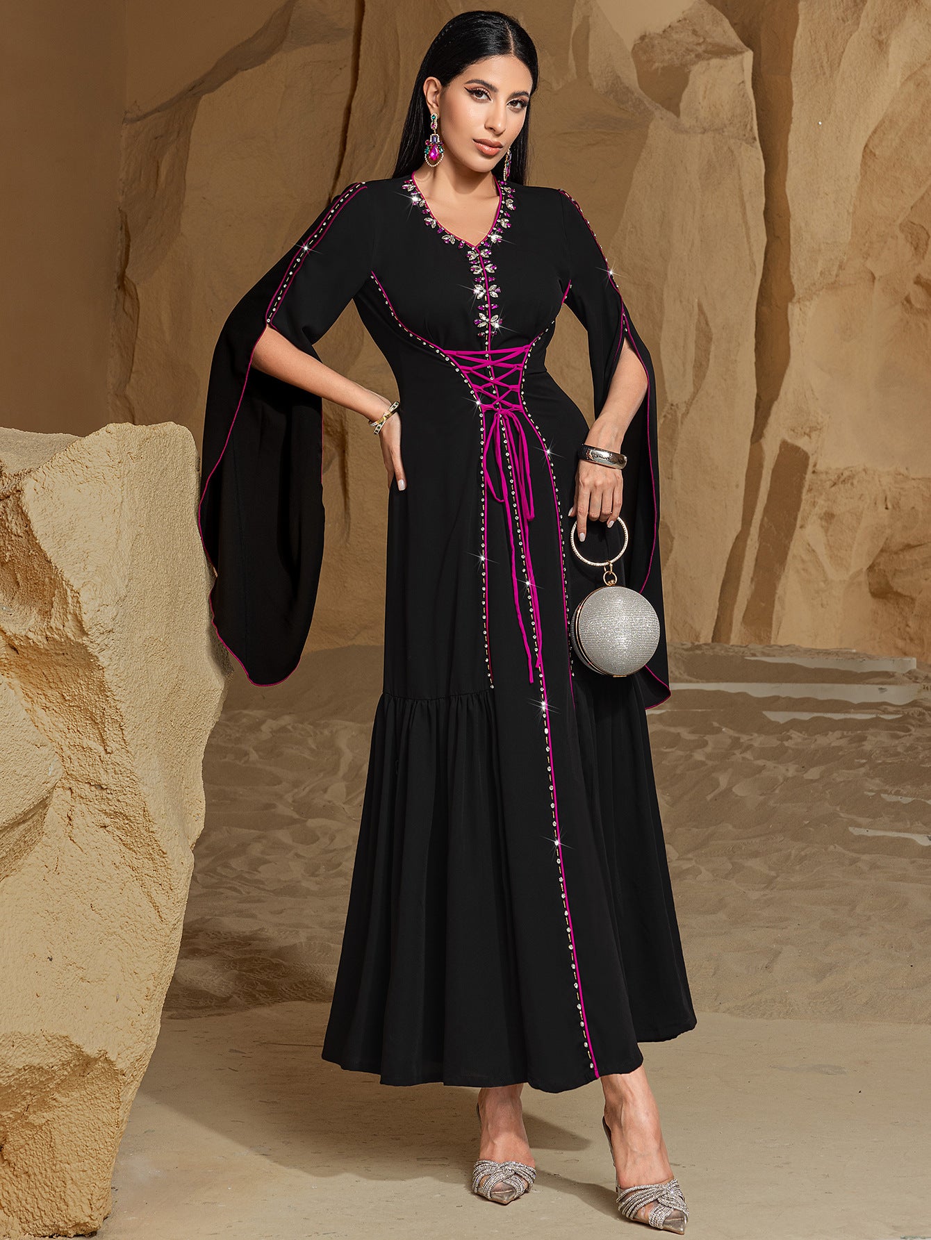 Robe de soirée pour femmes Stitch Diamond
